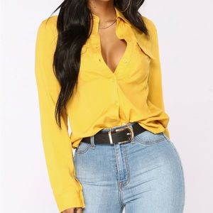 Yellow Work Shirt